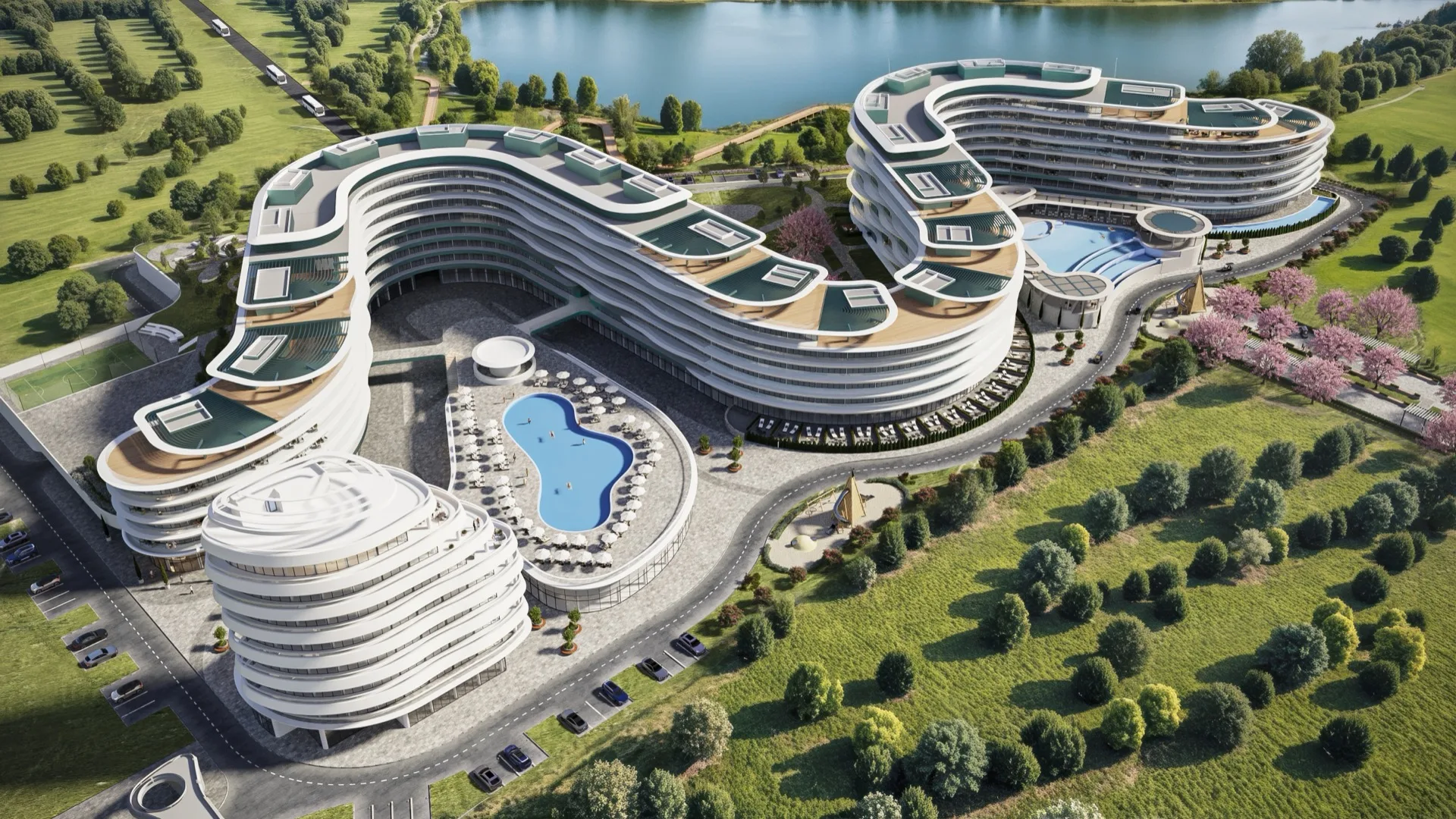 Расположение комплекса Атлантис Resort & Terms